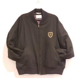 Valentino mens bomber jacket wool size 44